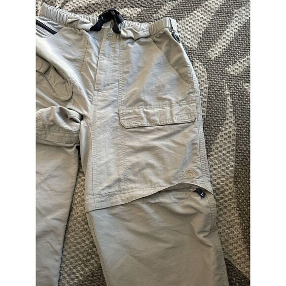 The North Face Pants Mens MED Long Tan‎ Cargo Convertible Hiking Outdoor Nylon - Picture 10 of 11